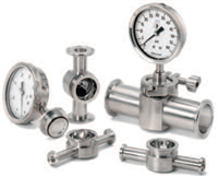 1036 In-Line Sanitary Pressure Gauge